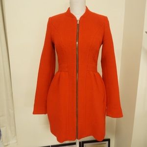 Zara red coat